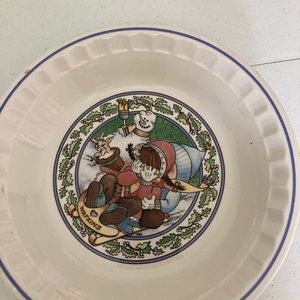 Collectors Pie Plate With Recipe